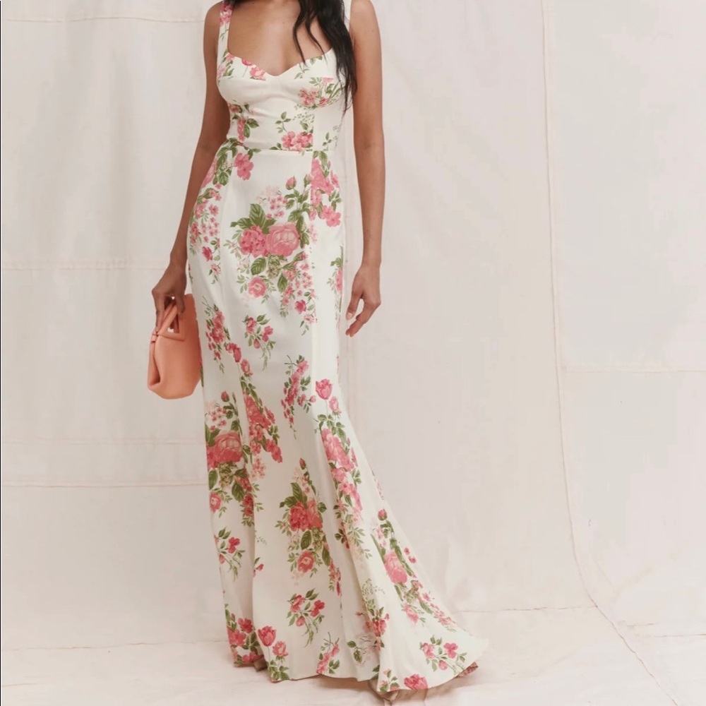 Reformation Lecce Corsage Dress  sz 2